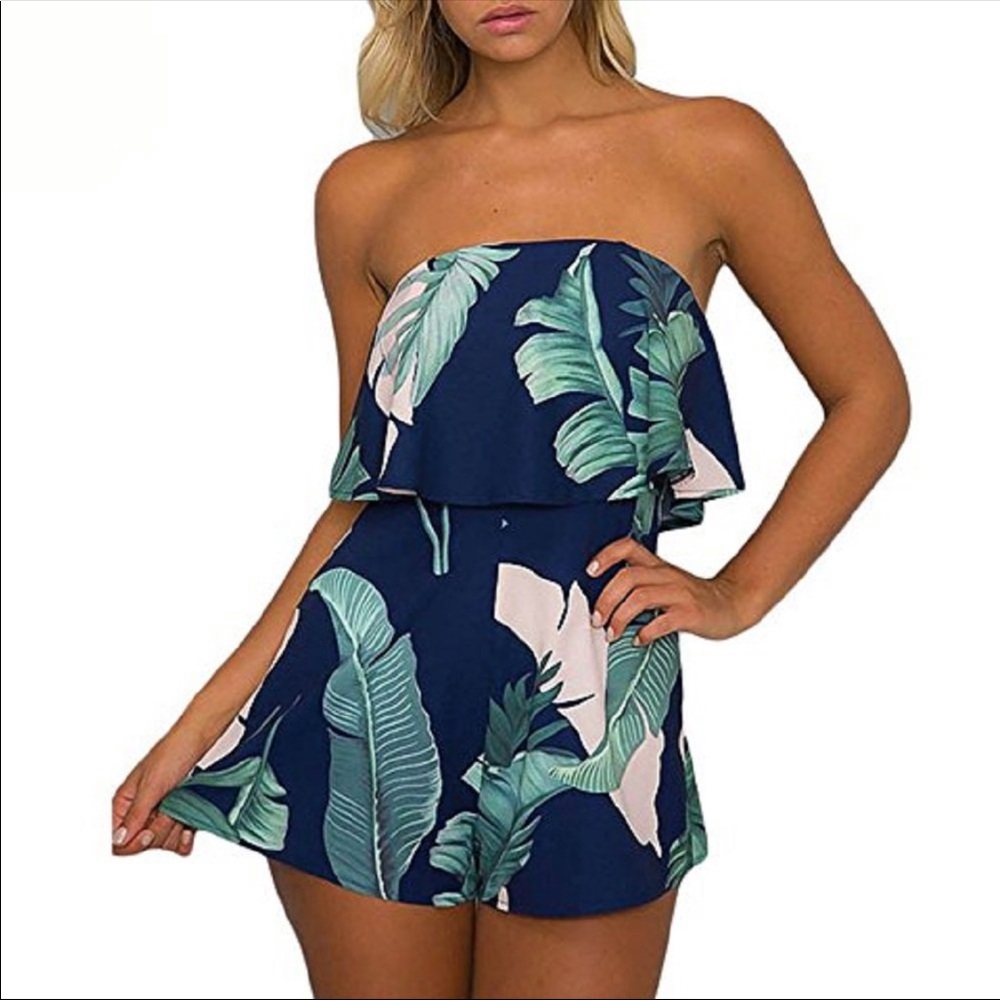Strapless Summer Romper
